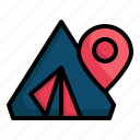 location, camping, campground, gps, pin, map