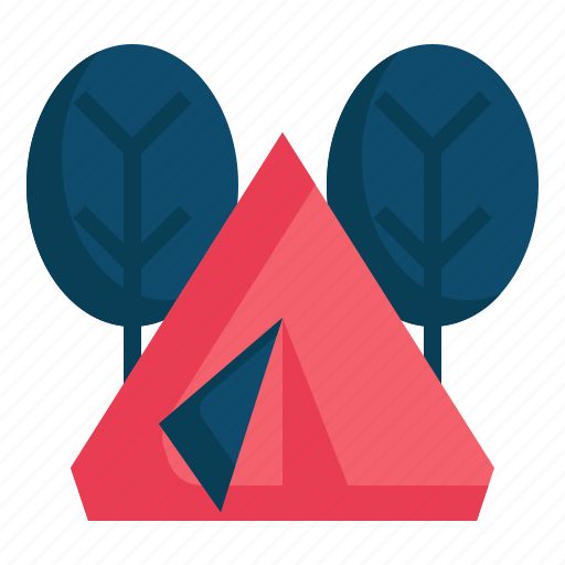 Campground, tent, camping, travel, vacation icon - Download on Iconfinder