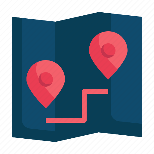 Map, travel, location, pin, gps, navigation icon - Download on Iconfinder