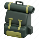 backpack, bags, baggage, travel, bag, luggage, camping, 3d 
