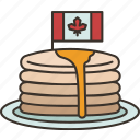 pancake, pastry, syrup, gourmet, breakfast