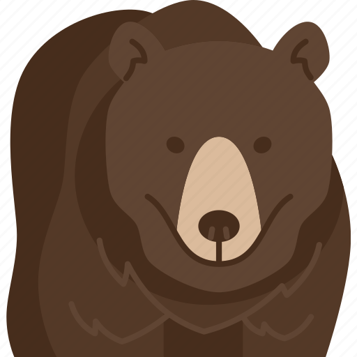 Bear, grizzly, animal, wildlife, nature icon - Download on Iconfinder