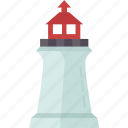 lighthouse, beacon, nautical, navigation, shore