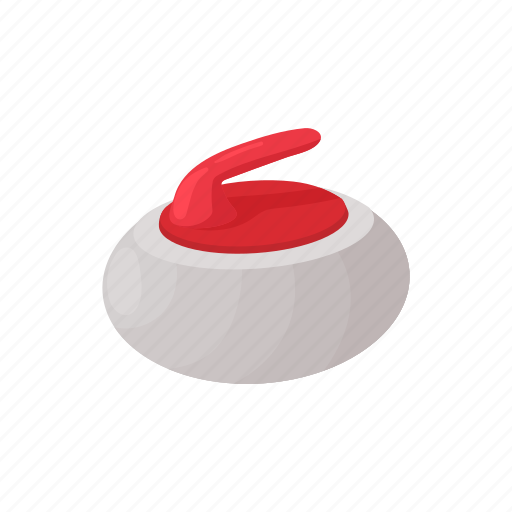Cartoon, curling, game, leisure, sport, stone, winter icon - Download on Iconfinder