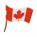 canada, canadian, cartoon, flag, maple, national