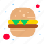burger, fast, food 