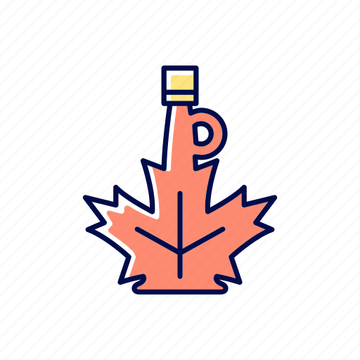 Maple syrup, sweet sauce, canadian symbol, food icon - Download on Iconfinder
