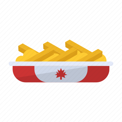 Traditional, poutine, cheese, french, fries, canada, chips icon - Download on Iconfinder