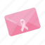 cancer, envelope, ribbon, message, email, world, awareness, medical, medicine 