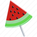 watermelon, candy, fruit, sweet, sweets, lollipop 