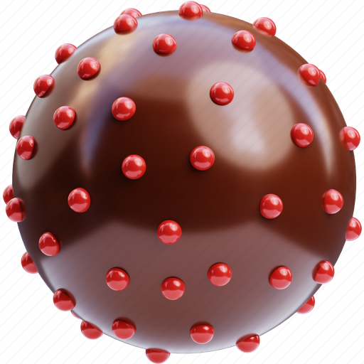 Candy, candy ball, food, chocolate, sweets, sweet 3D illustration - Download on Iconfinder