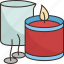 candle, making, craft, homemade, hobby 