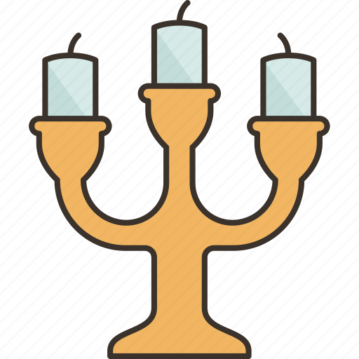 Candleholder, vintage, dcor, light, elegant icon - Download on Iconfinder