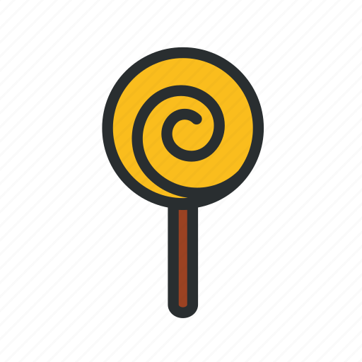 Lollipop, confectionery, sweet, swirly candy icon - Download on Iconfinder
