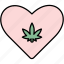 heart, like, cannabis, cannabidiol, cbd, vote 