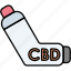 inhaler, cbd, cannabis, cannabidiol, extract, drug 