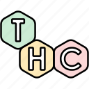 thc, chemical, molecules 