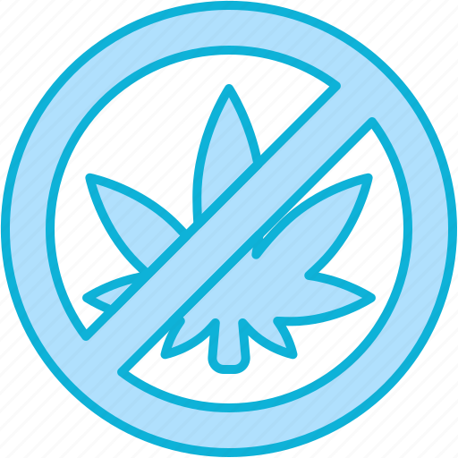 Cannabis, banned, marijuana, block, weed, leaf icon - Download on Iconfinder