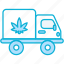 truck, delivery, marijuana, cannabidiol, shipping, logistics 