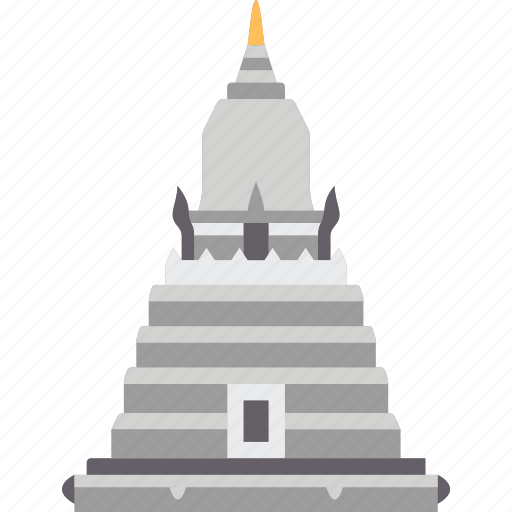 Stupa, norodom, buddhism, khmer, architecture icon - Download on Iconfinder