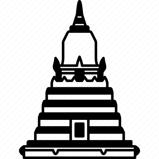 Stupa, norodom, buddhism, khmer, architecture icon - Download on Iconfinder