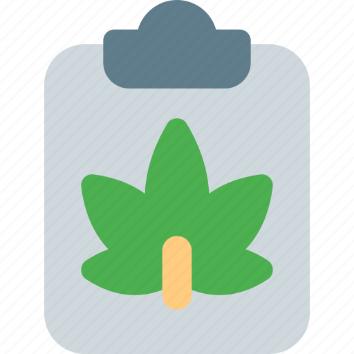 Clipboard, cannabis, drug icon - Download on Iconfinder