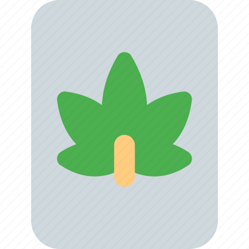 File, cannabis, leaf icon - Download on Iconfinder