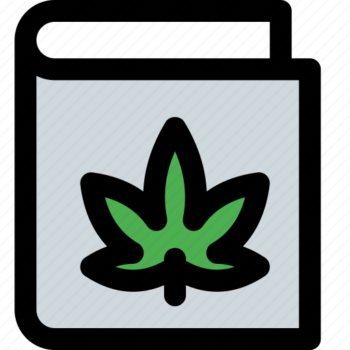 Book, cannabis, leaf icon - Download on Iconfinder