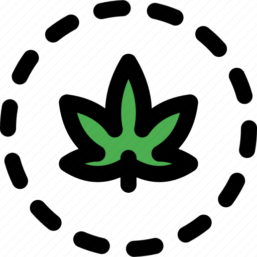 Cannabis, dash, circle, cannabidiol icon - Download on Iconfinder
