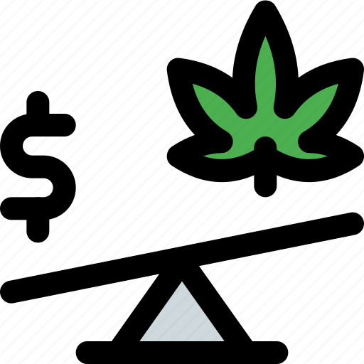 Cannabis, unbalace, dollar icon - Download on Iconfinder