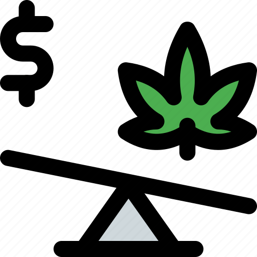 Cannabis, unbalance, plant icon - Download on Iconfinder
