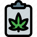 clipboard, cannabis, marijuana