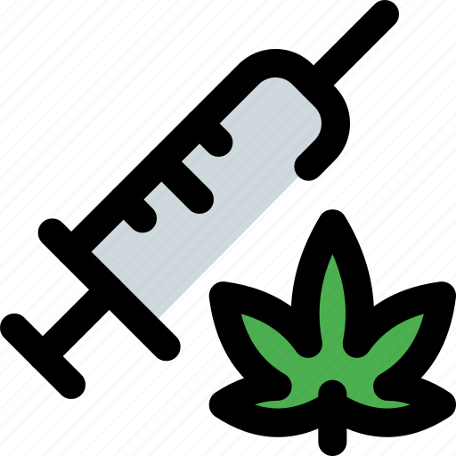 Injection, cannabis, syringe icon - Download on Iconfinder
