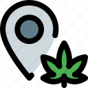 location, cannabidiol, marijuana