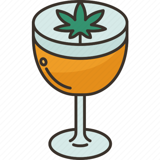 Cannabis, cocktail, alcohol, drink, party icon - Download on Iconfinder