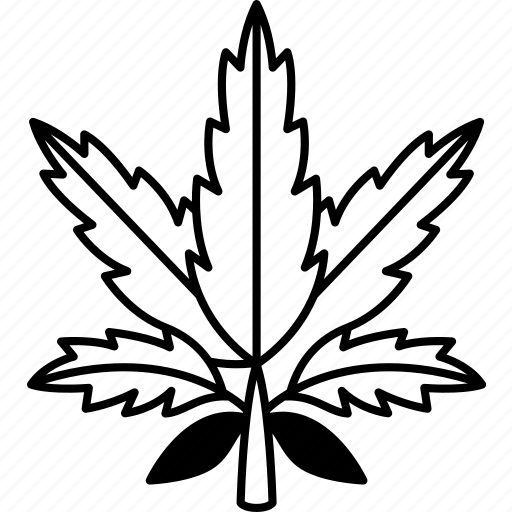 Cannabis, leaf, marijuana, herbal, narcotic icon - Download on Iconfinder