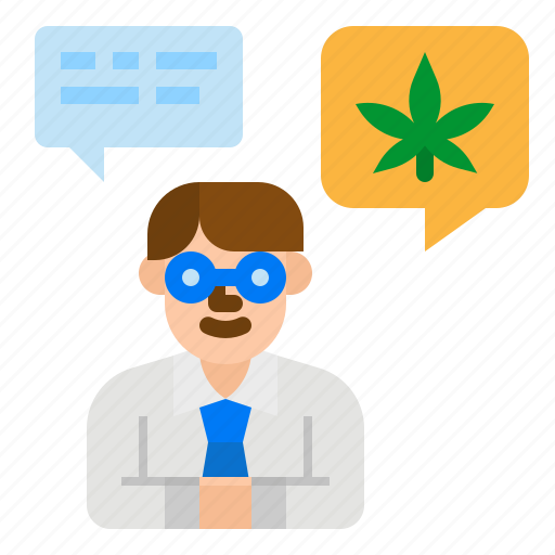 Consultant, doctor, information, marijuana, support icon - Download on Iconfinder