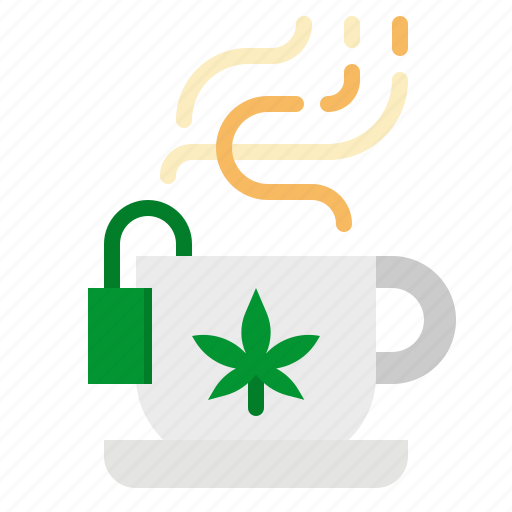 Cannabis, drink, relaxation, tea, weed icon - Download on Iconfinder