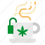 cannabis, drink, relaxation, tea, weed 