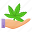 cannabis, marijuana, drug, weed, gift, hand gesture, hand 
