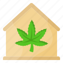 cannabis, marijuana, drug, hemp, weed, house, home
