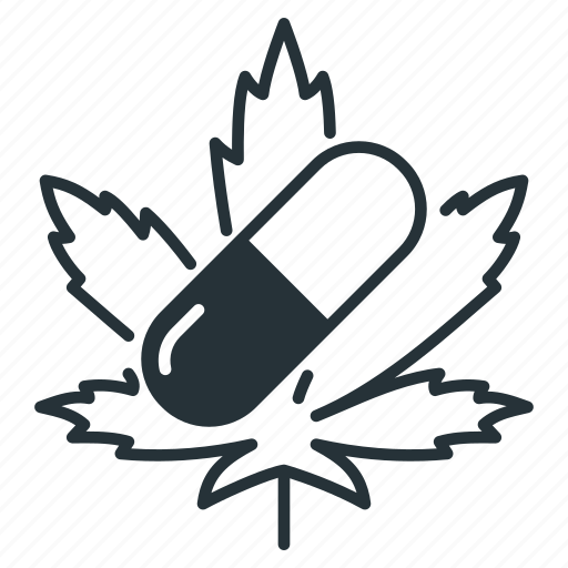 Capsule, cannabis, drugs, marijuana, medical, pharmacy, pill icon - Download on Iconfinder