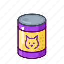 canned, food, cat