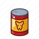 canned, food, dog