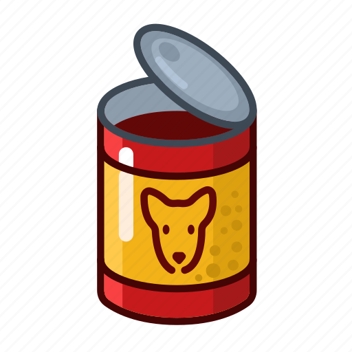 Canned, food, dog, open icon - Download on Iconfinder