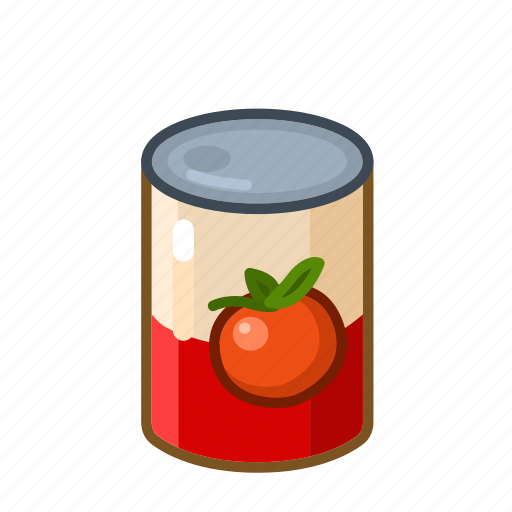 Canned, food, tomato, soup icon - Download on Iconfinder