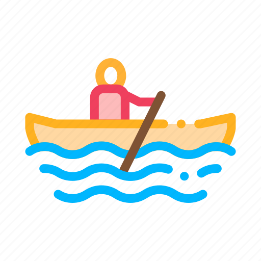 Boat, canoeing, rowing, sea icon - Download on Iconfinder