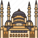 ankara, turkey, ahmet, mosque, architecture