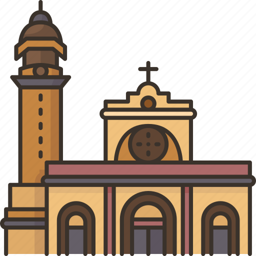 Manila, philippines, cathedral, basilica, landmark icon - Download on Iconfinder