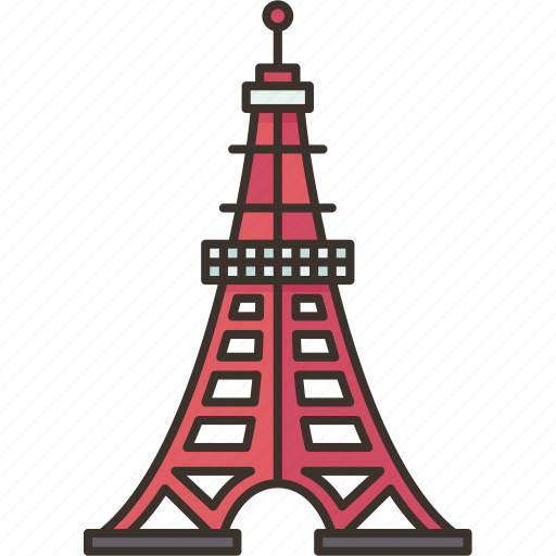 Tokyo, japan, tower, tourism, landmark icon - Download on Iconfinder